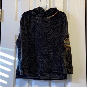 Boy Boho Acid Washed Hoodie